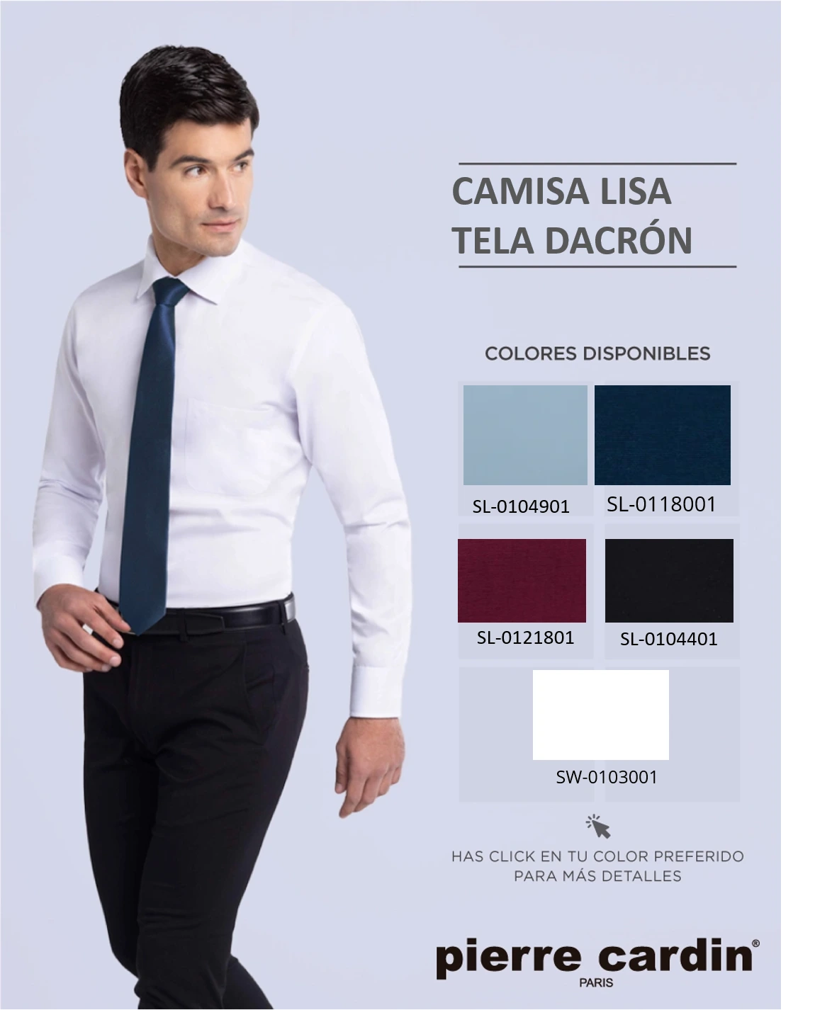 camisa dacron