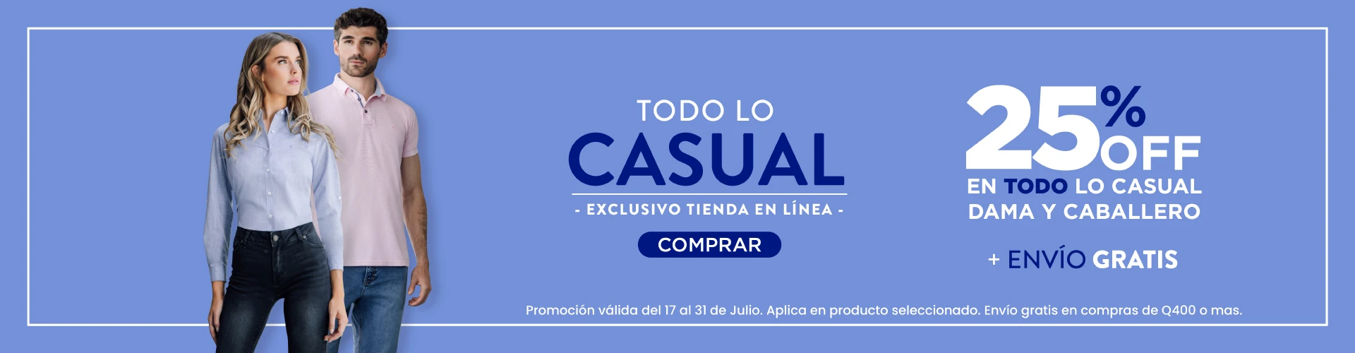 TODO LO CASUAL 25OFF
